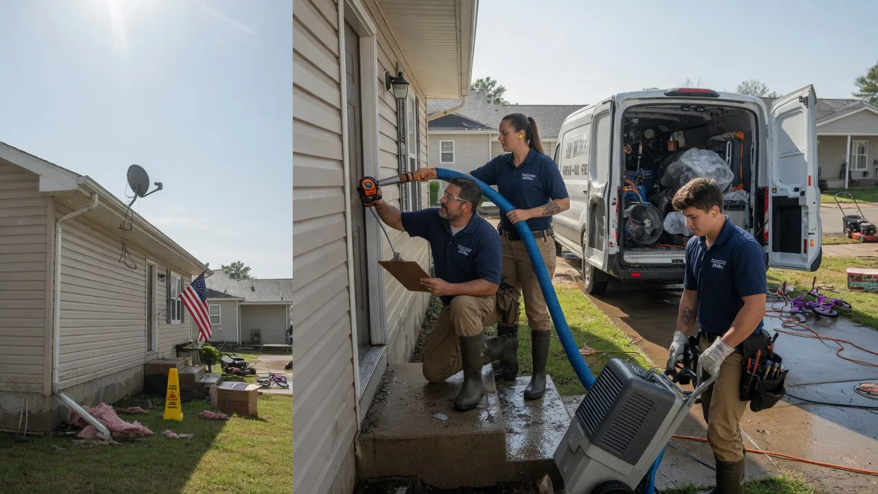 Ceiling Water Damage Restoration in Pekin, ND near me